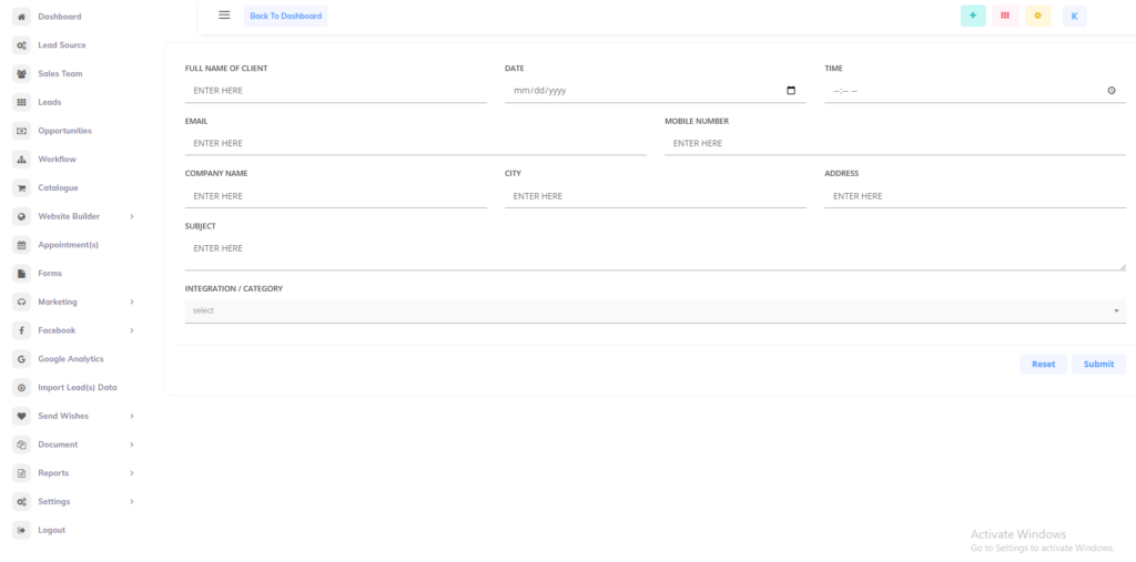 contact management