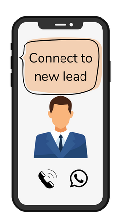 Connect to new lead instantly